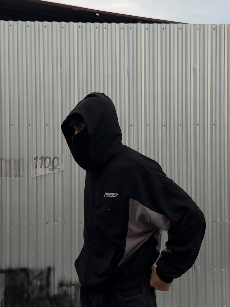 BLACK/GREY - BALACLAVA TRACKSUIT