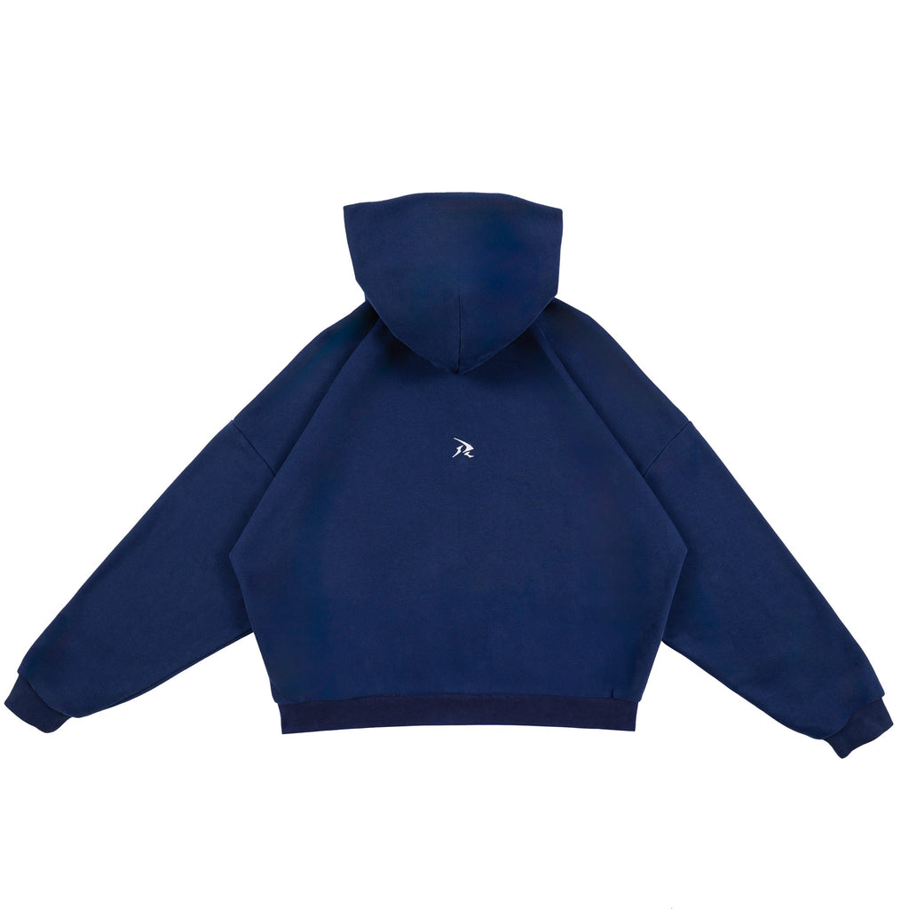 DARK BLUE - BALACLAVA ZIP HOODIE