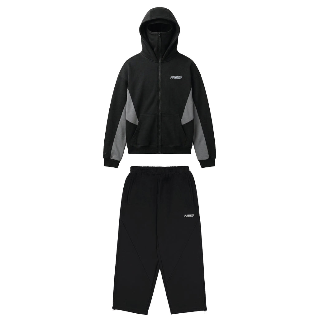 BLACK/GREY - BALACLAVA TRACKSUIT