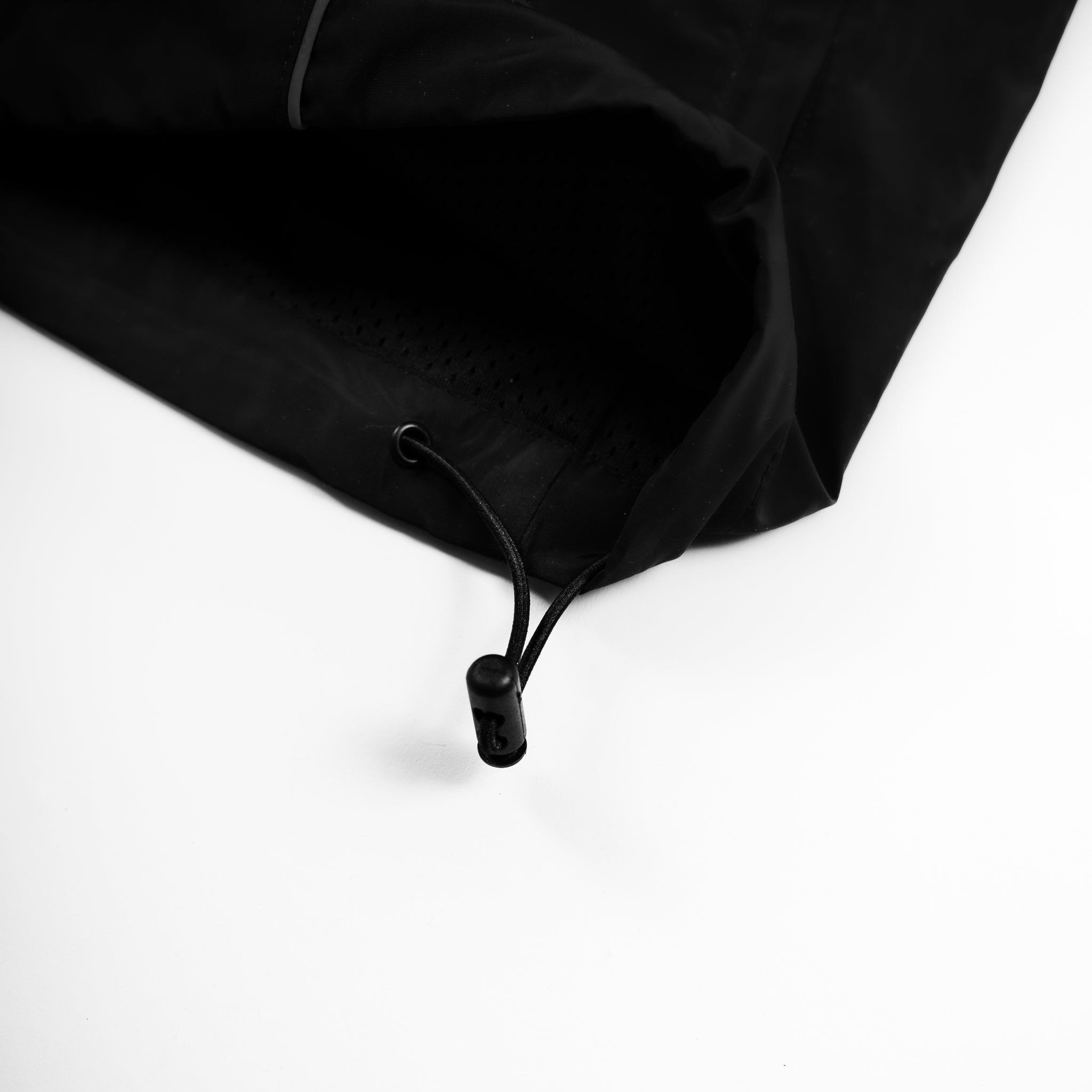 BLACK - WATERPROOF ZIP HOODIE