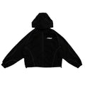 BLACK - WATERPROOF ZIP HOODIE