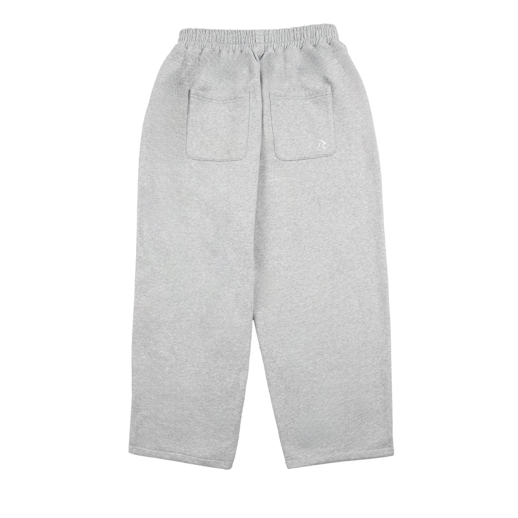 MELANGE GREY - OPEN LEG JOGGER
