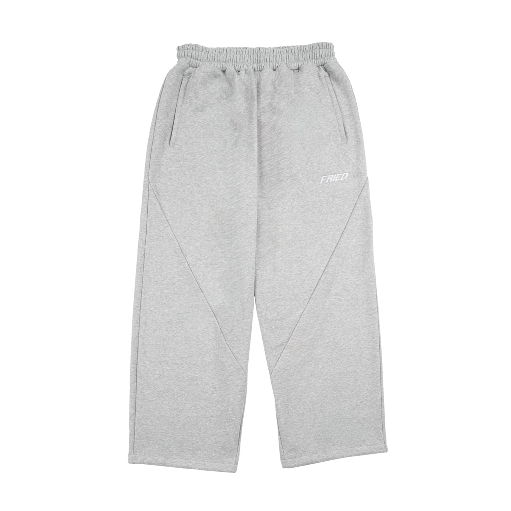MELANGE GREY - OPEN LEG JOGGER