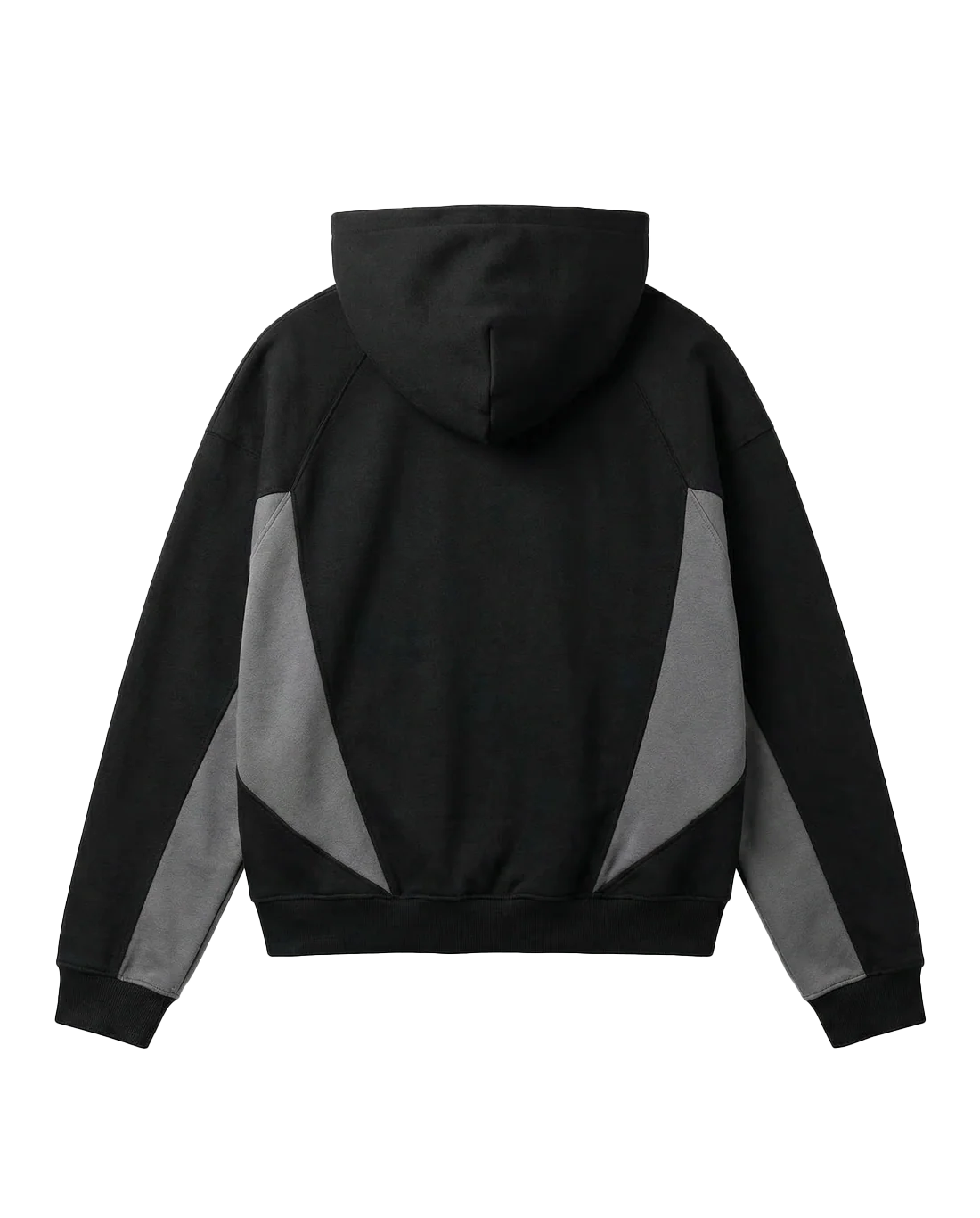 BLACK/GREY - BALACLAVA ZIP HOODIE