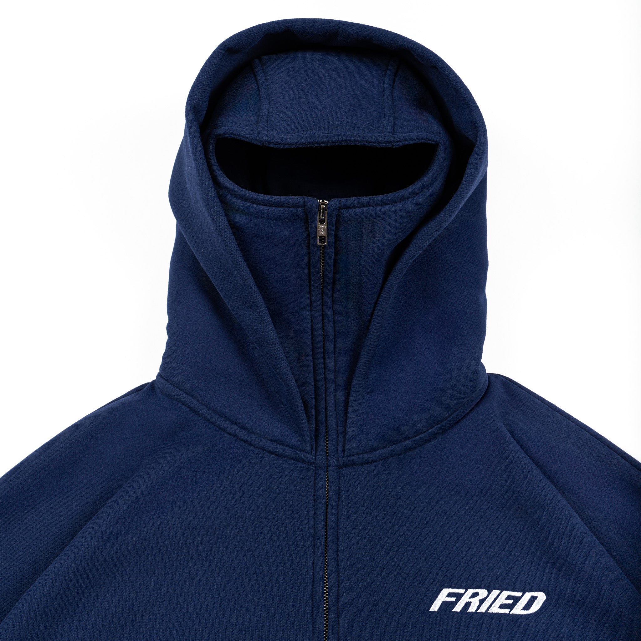 DARK BLUE - BALACLAVA ZIP HOODIE